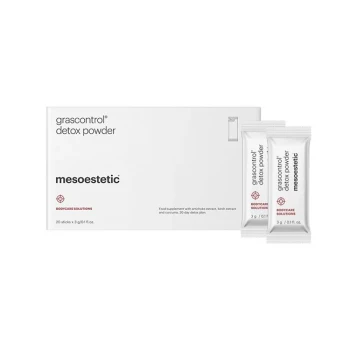 Mesoestetic grascontrol® detox powder | Uztura bagātinātājs ar artišoka, bērza un kurkumas ekstraktiem 20 × 3 g