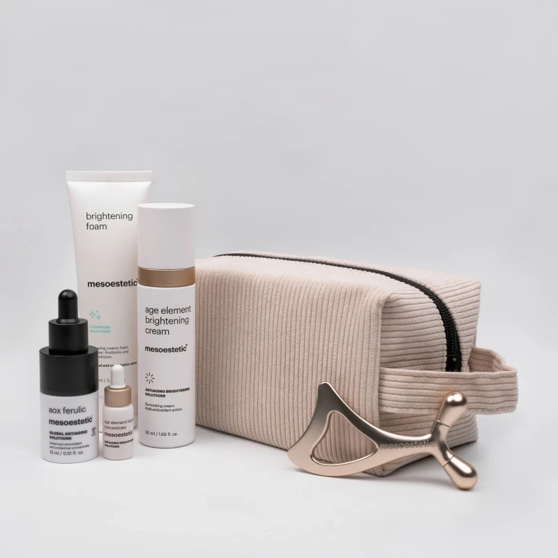Mesoestetic age element® glowing routine | Подарочный набор для сияния кожи и ровного тона