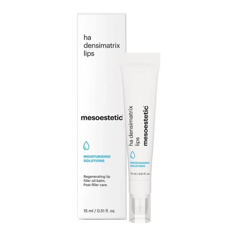 Mesoestetic ha densimatrix lips | Mitrinošs un apjomu piešķirošs lūpu balzams-eļļa ar hialuronskābi 15 ml
