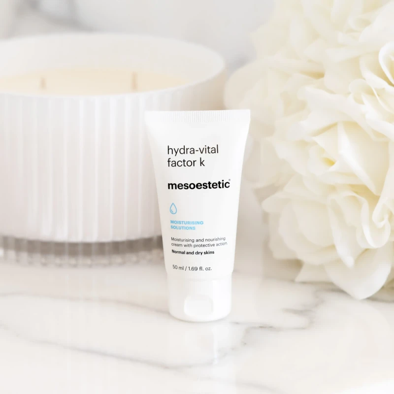 Mesoestetic hydra-vital factor k | Barojošs un intensīvi mitrinošs sejas krēms 50 ml
