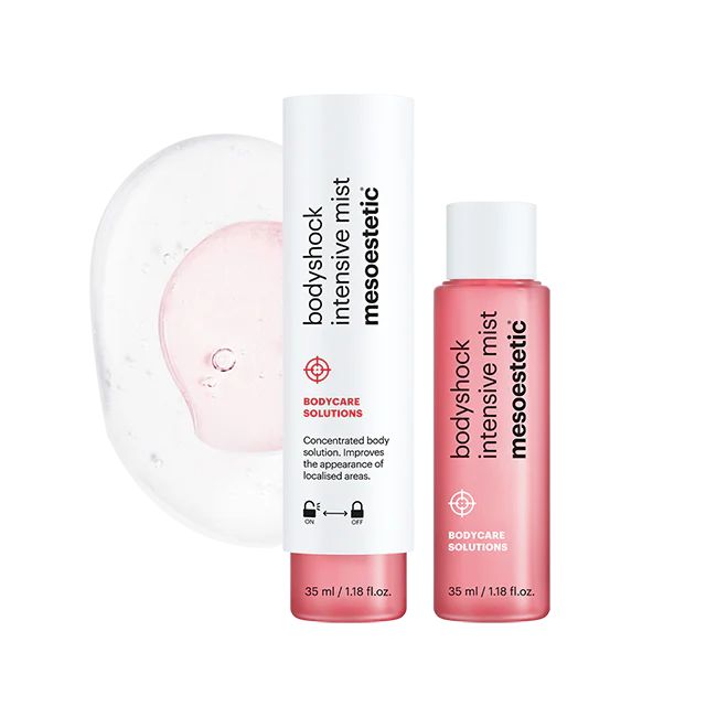 Mesoestetic bodyshock® intensive mist | Интенсивный двухфазный концентрат для тела для уменьшения локальных жировых отложений и признаков целлюлита 2 × 35 мл