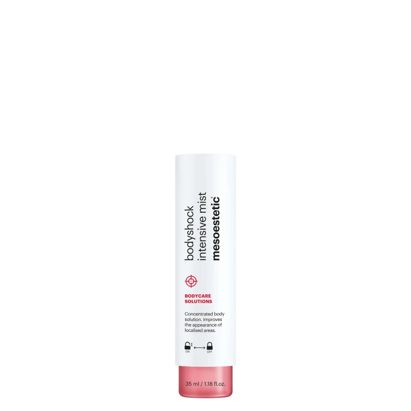 Mesoestetic bodyshock® intensive mist | Intensīvs divfāžu ķermeņa koncentrāts lokālu tauku uzkrājumu un celulīta pazīmju mazināšanai 2 × 35 ml 