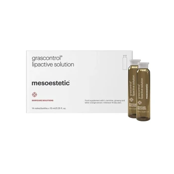 Mesoestetic grascontrol® lipactive solution | Биологически активная добавка с L-карнитином, экстрактом женьшеня и горького апельсина 14 × 10 мл
