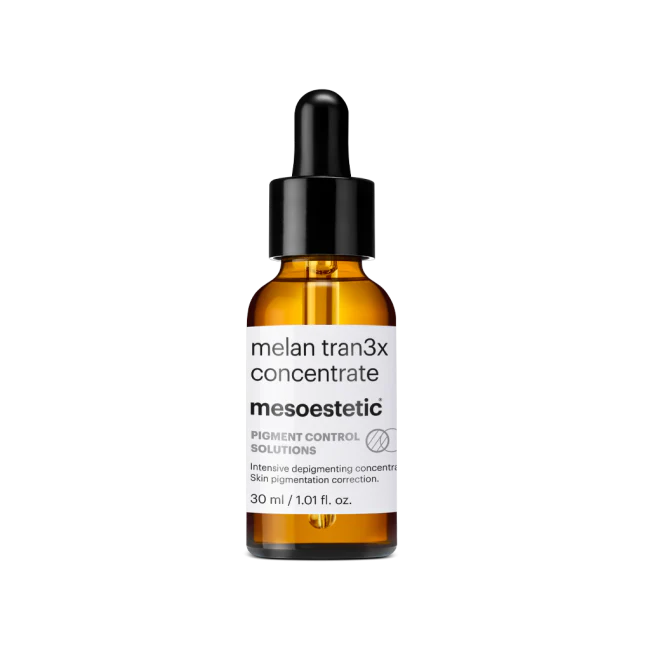 Mesoestetic melan tran3x concentrate | Интенсивная антипигментная сыворотка с транексамовой кислотой 30 мл