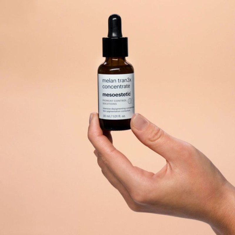 Mesoestetic melan tran3x concentrate | Intensīvs pretpigmentācijas serums ar traneksāmskābi 30 ml