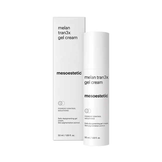 Mesoestetic melan tran3x gel cream | Pretpigmentācijas krēms-gēls ar traneksāmskābi 50 ml