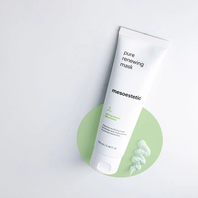 Mesoestetic pure renewing mask | Интенсивно очищающая маска для жирной и склонной к акне кожи 100 мл
