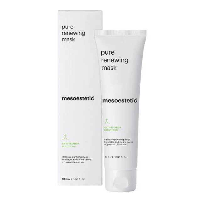 Mesoestetic pure renewing mask | Интенсивно очищающая маска для жирной и склонной к акне кожи 100 мл