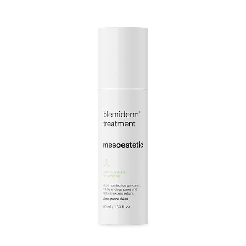  Mesoestetic blemiderm® treatment | Nakts krēms-gēls taukainai un aknes skartai ādai 50 ml