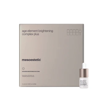 Mesoestetic age element® brightening complex plus | Koncentrēts C vitamīna serums intensīvai 4 nedēļu procedūrai 5,5 ml × 4