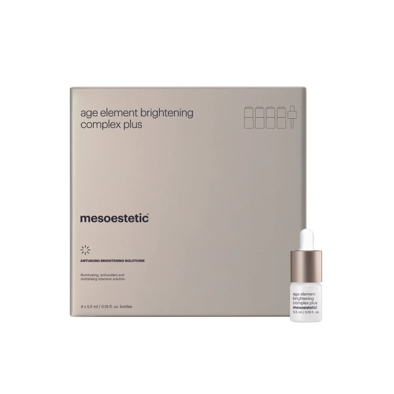 Mesoestetic age element® brightening complex plus | Концентрированный витамин C сыворотка для интенсивной 4-недельной процедуры 5,5 мл × 4