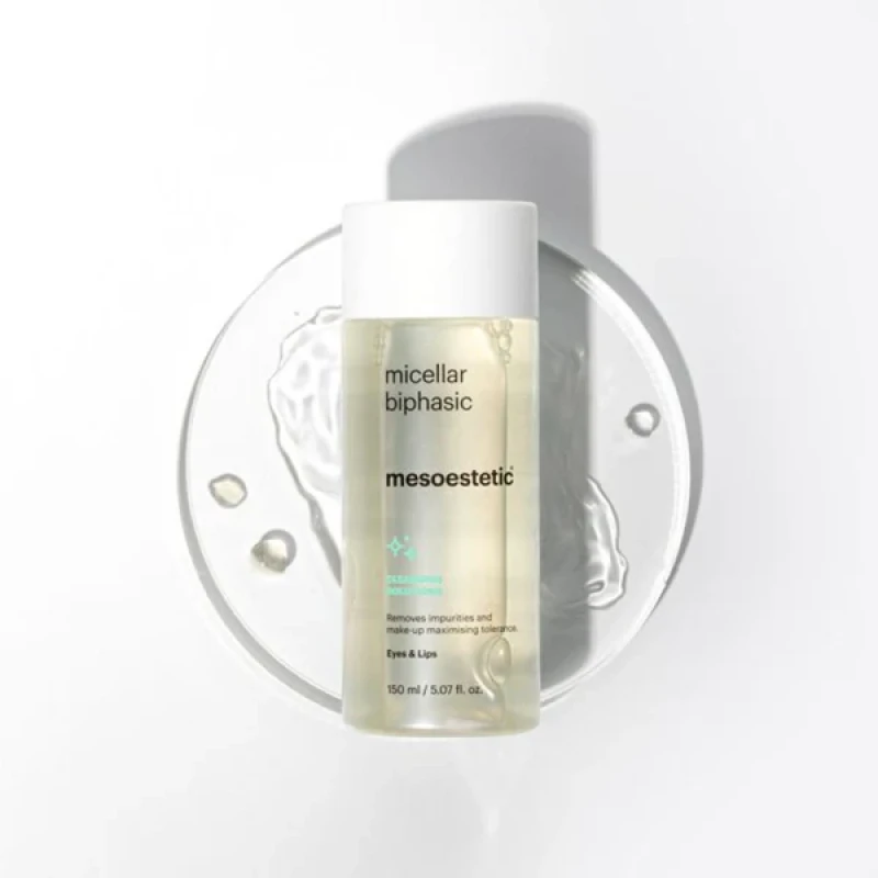 Mesoestetic micellar biphasic | Двухфазное средство для снятия макияжа с глаз и губ 150 мл