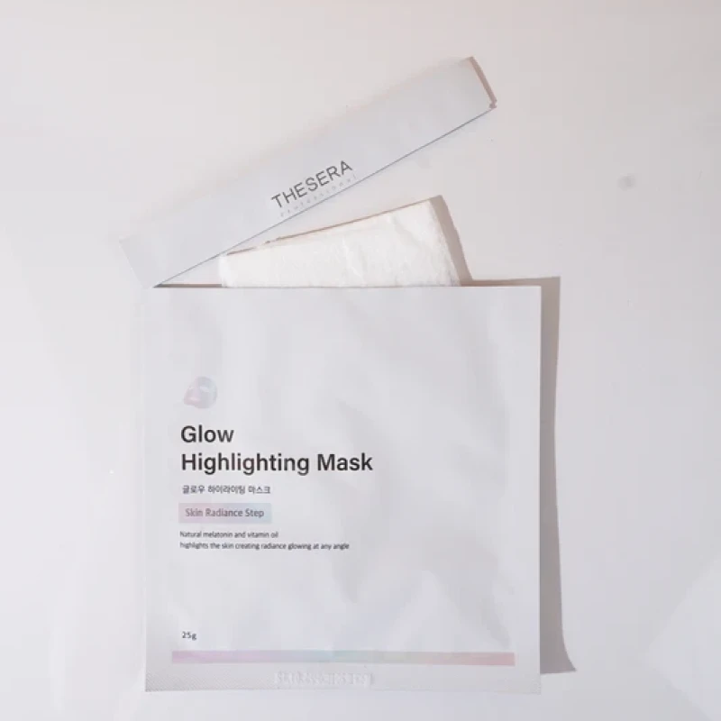 THESERA Glow Highlighting Mask | Mirdzumu Piešķiroša Sejas Maska 10 x 25 g