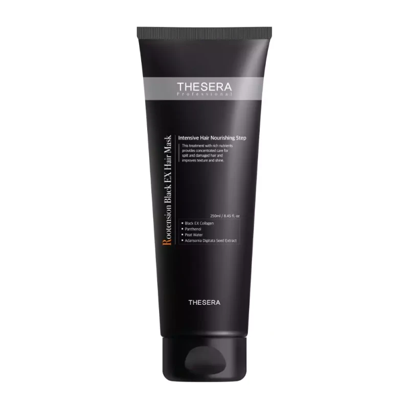 THESERA Rootension Black EX Hair Mask | Matu Stiprinoša Maska 250 ml