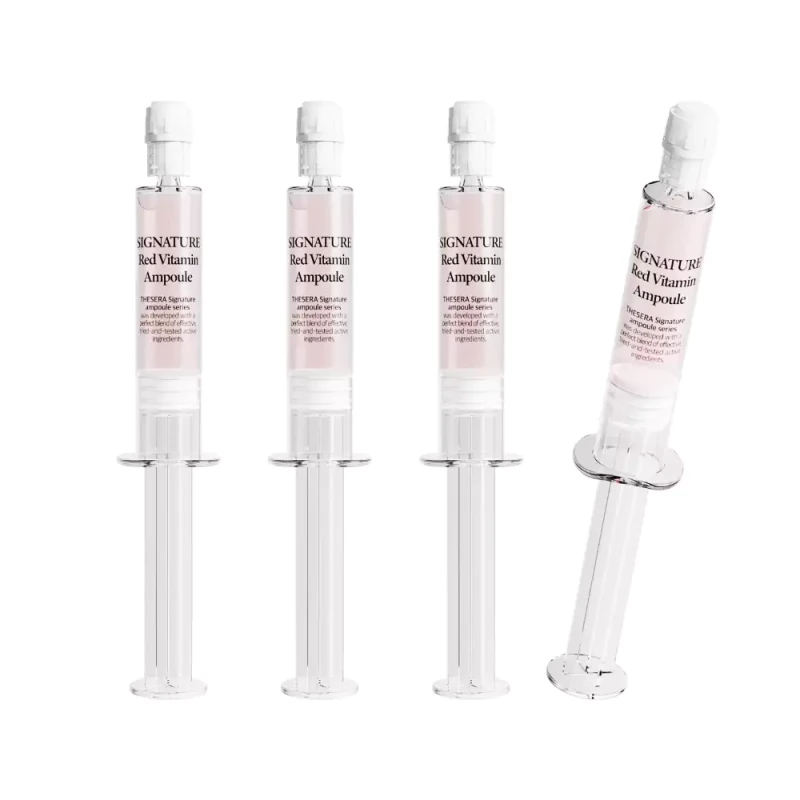 THESERA Signature Red Vitamin Exosome Ampoule | Mirdzumu Piešķiroša Eksosomu Ampula 4 ml