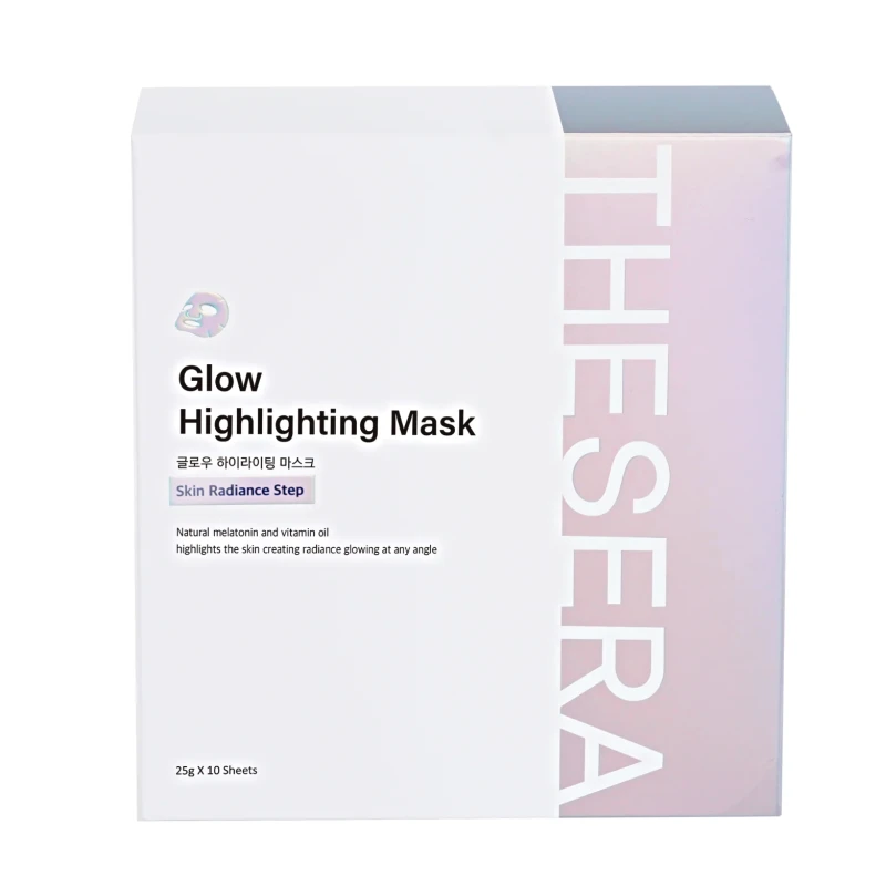 THESERA Glow Highlighting Mask | Mirdzumu Piešķiroša Sejas Maska 10 x 25 g