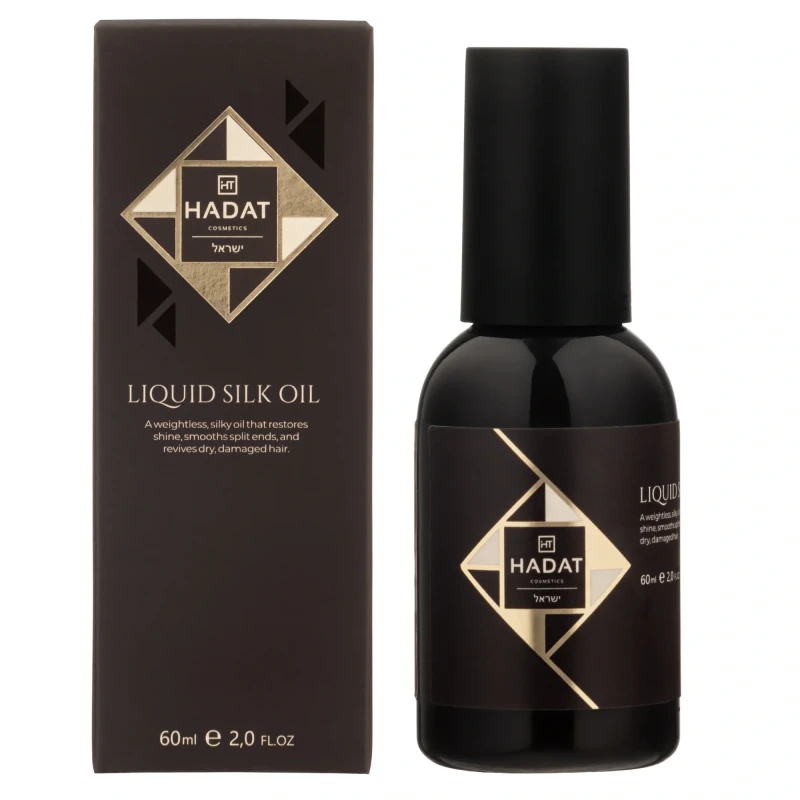HADAT Liquid Silk Oil | Barojoša Matu Eļļa Gludumam un Termoaizsardzībai 100 ml