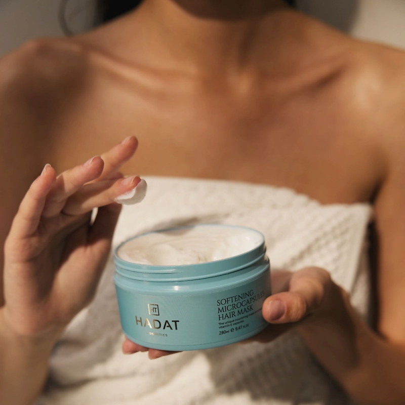 HADAT Softening Microcapsule Hair Mask | Nogludinoša Matu Maska ar Mikrokapsulām 280 ml