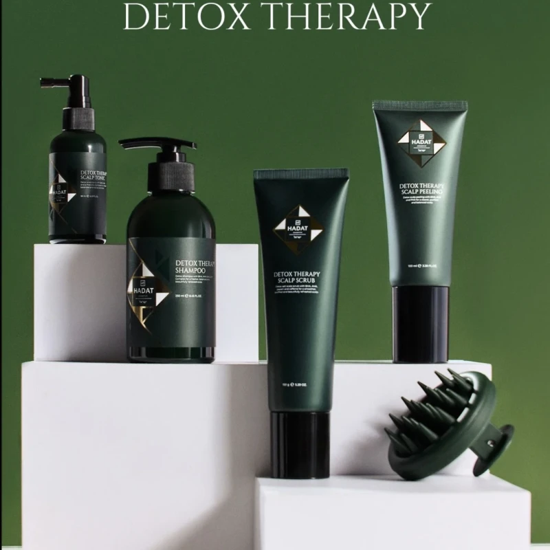 Hadat Cosmetics Detox Therapy Shampoo | Detoksicējošs šampūns galvas ādas dziļai un saudzīgai attīrīšanai 50 ml / 250 ml / 800 ml