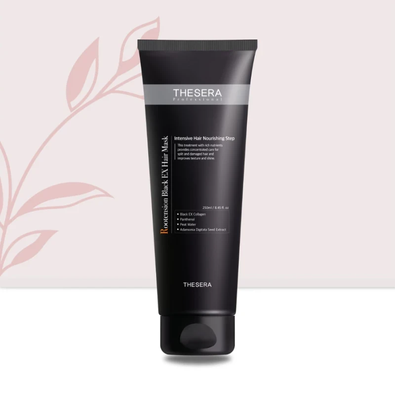 THESERA Rootension Black EX Hair Mask | Matu Stiprinoša Maska 250 ml