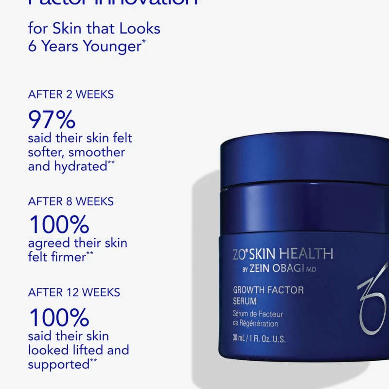 ZO Skin Health Growth Factor Serum | Антивозрастная сыворотка для упругости и восстановления кожи 30 мл