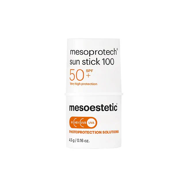 Mesoestetic mesoprotech® sun stick 100 | SPF 50+ saules aizsargstiks jutīgām zonām 4,5 g