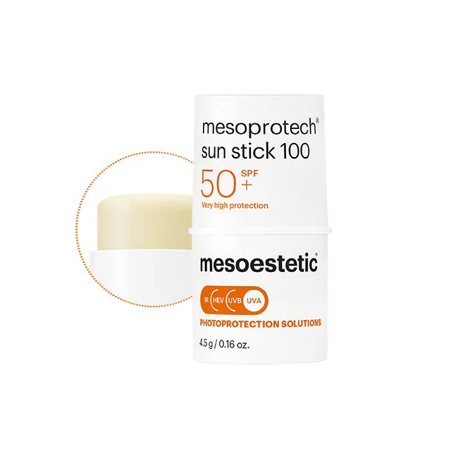 Mesoestetic mesoprotech® sun stick 100 | SPF 50+ saules aizsargstiks jutīgām zonām 4,5 g