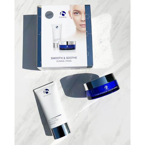 iS Clinical Smooth & Soothe Clinical Facial | Sejas Procedūras Komplekts