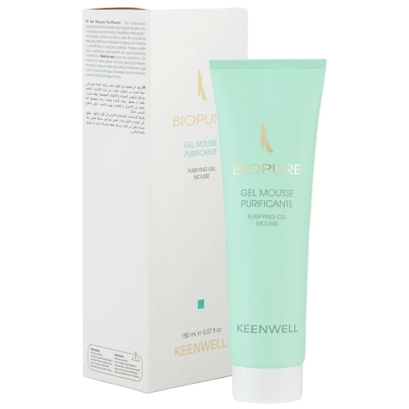 Keenwell Purifying Gel Mousse (150ml) Keenwell Purifying Gel Mousse 150ml — maigs attīrošs gels problemātiskai ādai