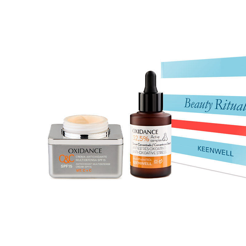 Keenwell Oxidance Beauty Rituals Pack Keenwell Oxidance komplekts — serums un dienas krēms SPF15