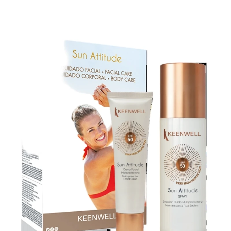 Keenwell Facial Cream SPF 50 + Fluid Emulsion SPF 50 Keenwell Facial Cream SPF 50 + Fluid Emulsion SPF 50