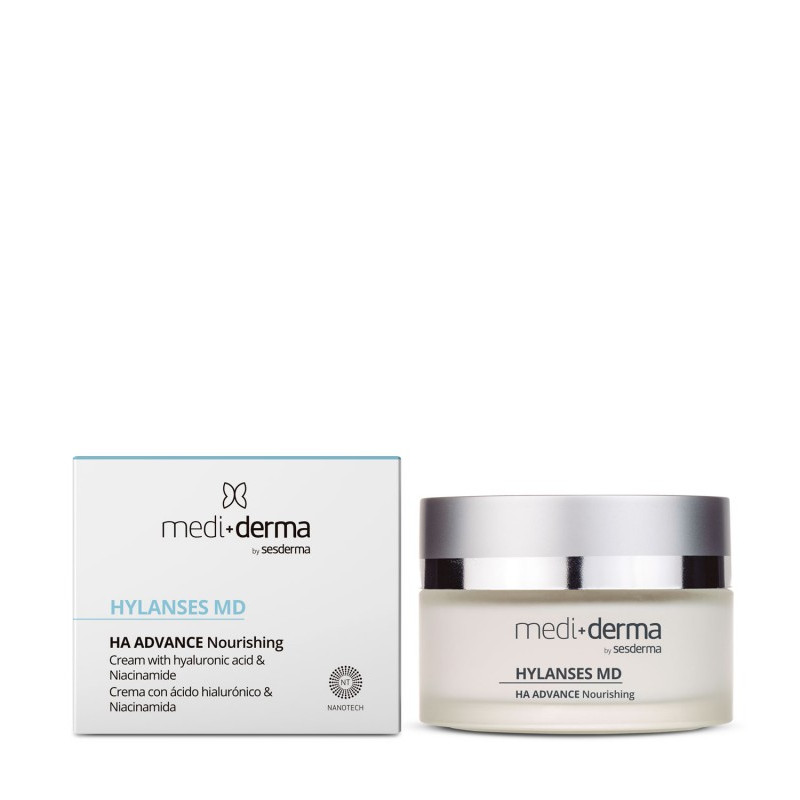 Mediderma Hylanses MD HA Advance Nourishing Cream 50 мл Hylanses MD HA Advance Nourishing Cream — питание и увлажнение сухой кожи