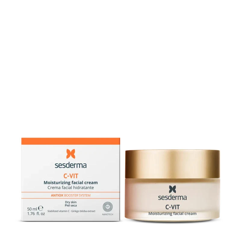 Sesderma C-VIT Moisturising Facial Cream | Mitrinošs Sejas Krēms ar C Vitamīnu 50 ml