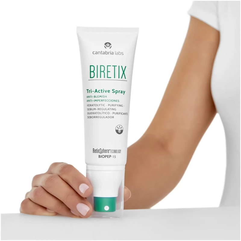 Biretix Tri-Active Spray | Ķermeņa Aerosols 100 ml Biretix Tri-Active Spray | Ķermeņa Aerosols 100 ml