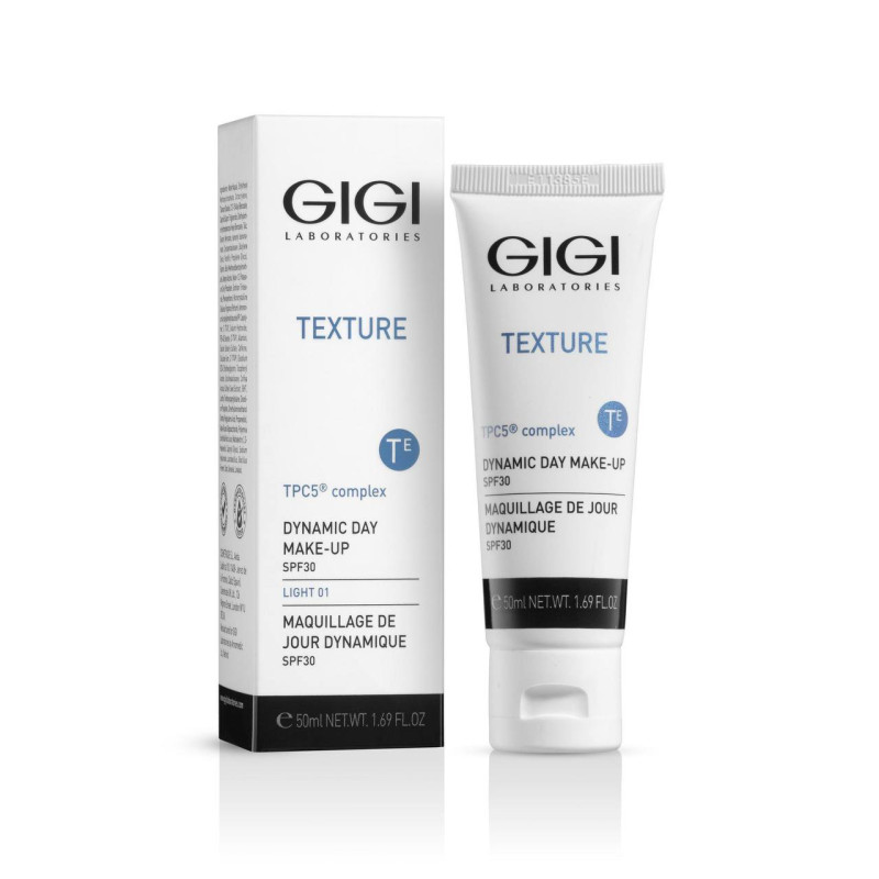 GIGI Texture Dynamic Day Make-Up SPF30 | Tonējošs dienas krēms Light 50 ml