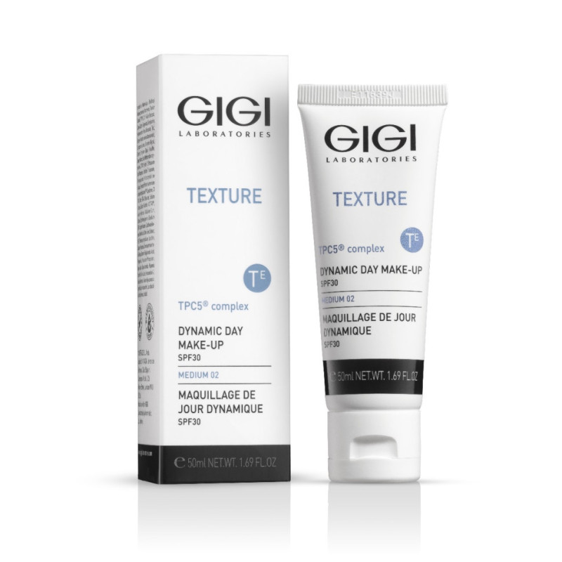 GIGI Texture Dynamic Day Make-Up SPF30 | Tonējošs dienas krēms Medium 50 ml