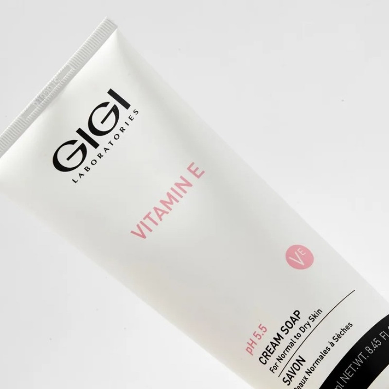 GIGI Vitamin E Cream Soap pH 5.5 | Мягкое очищающее крем-мыло 250 мл