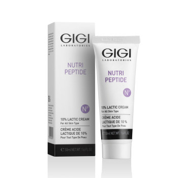 GIGI Nutri Peptide 10% Lactic Cream | Nakts krēms ar 10% pienskābi 50 ml
