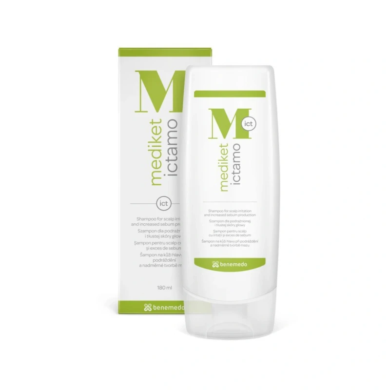 Benemedo Mediket Ictamo | Šampūns Sakairinātai Galvas Ādai 180 ml