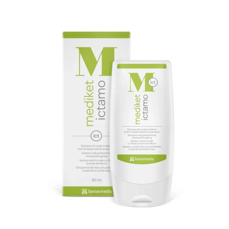 Benemedo Mediket Ictamo | Šampūns Sakairinātai Galvas Ādai 80 ml