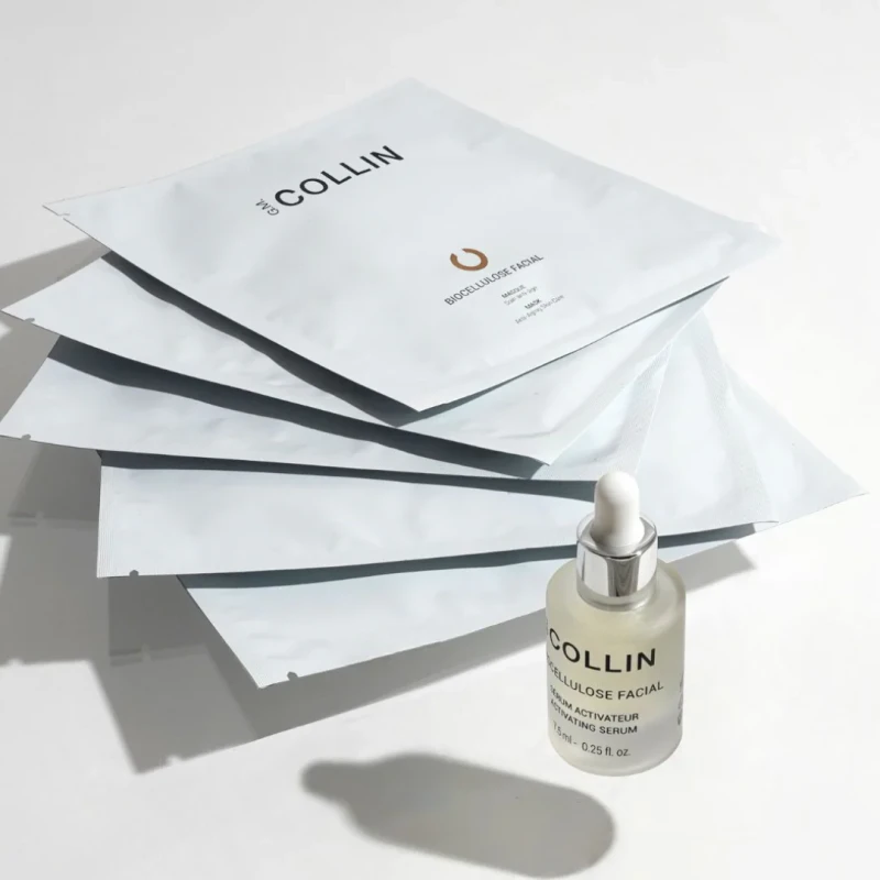 G.M. COLLIN Biocellulose Facial Mask | Комплект Биоцеллюлозных Масок С Сывороткой 5 шт + 7 мл G.M. COLLIN Biocellulose Facial Mask | Комплект Биоцеллюлозных Масок С Сывороткой 5 шт + 7 мл