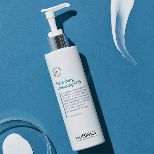 HUBISLAB Pure Balance Refreshing Cleansing Milk | Attīrošs Pieniņš 200 ml