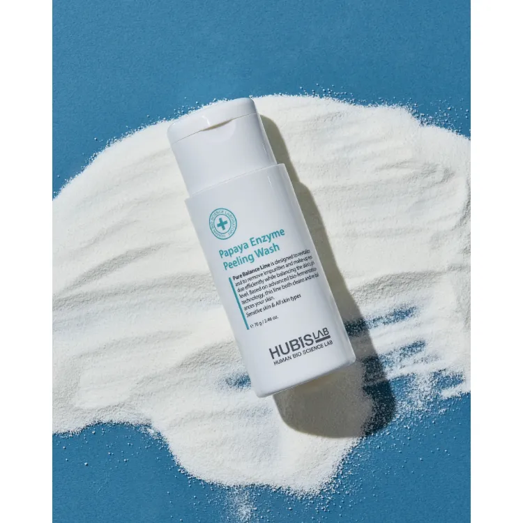 HUBISLAB Pure Balance Papaya Enzyme Peeling Wash | Enzīmu Pīlings 100 g