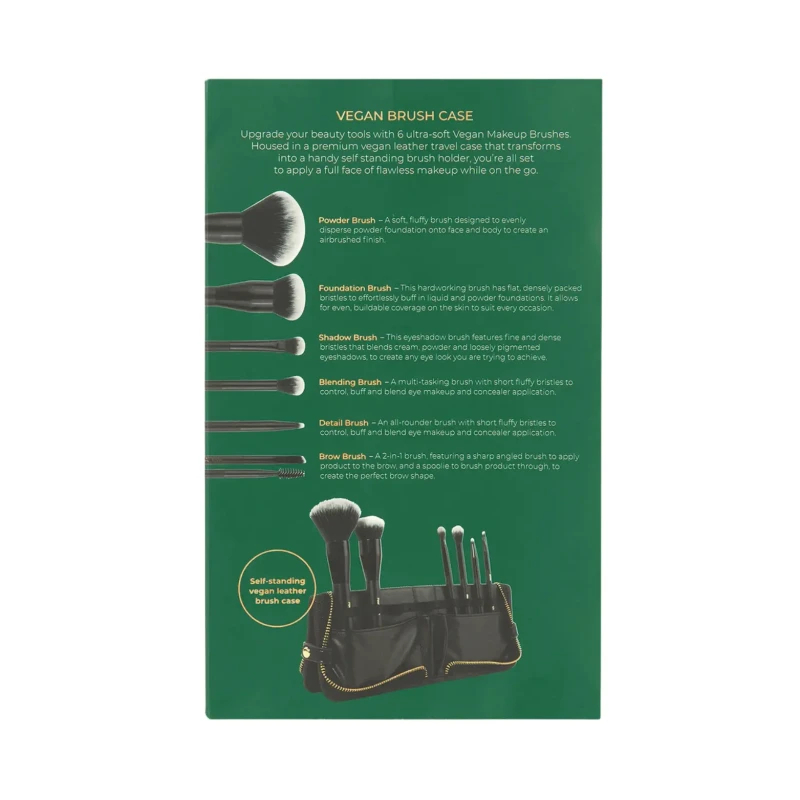 INIKA Natural Vegan Brush Case | Подарочный набор