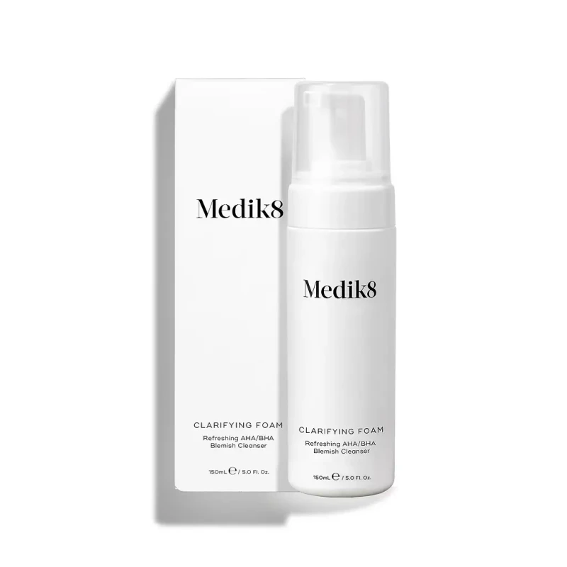 Medik8 Clarifying Foam | Attīrošas AHA/BHA putas problemātiskai ādai 150 ml