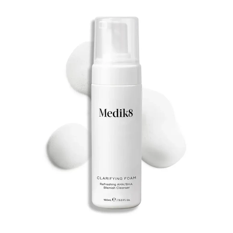 Medik8 Clarifying Foam | Attīrošas AHA/BHA putas problemātiskai ādai 150 ml