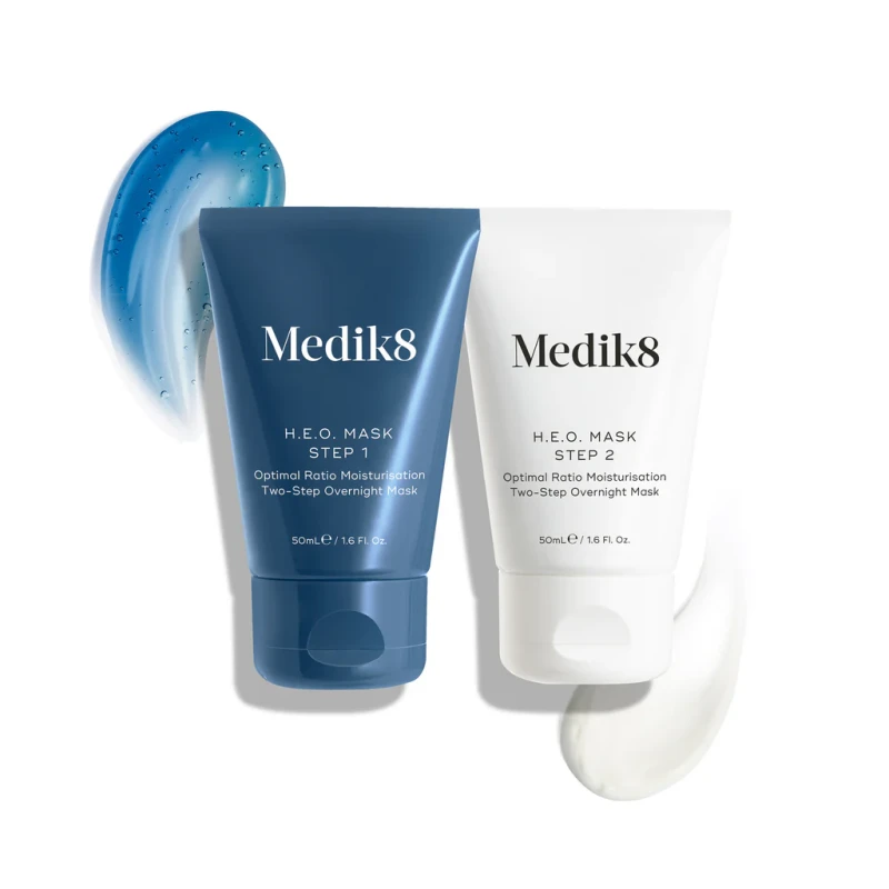 Product Name: Medik8 H.E.O. Mask | Divpakāpju nakts maska intensīvai mitrināšanai 50 ml + 50 ml