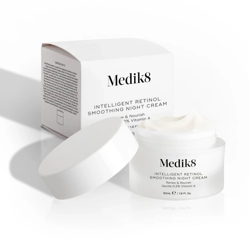 Medik8 Intelligent Retinol Smoothing Night Cream | A vitamīna nakts krēms ādas atjaunošanai 50 ml