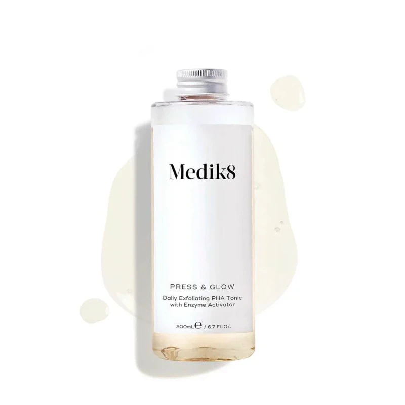 Medik8 Press & Glow Refill | Uzpildāms PHA toniks ādas mirdzumam 200 ml