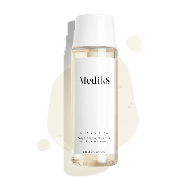 Medik8 Press & Glow | Izgaismojošs PHA toniks ādas mirdzumam 200 ml